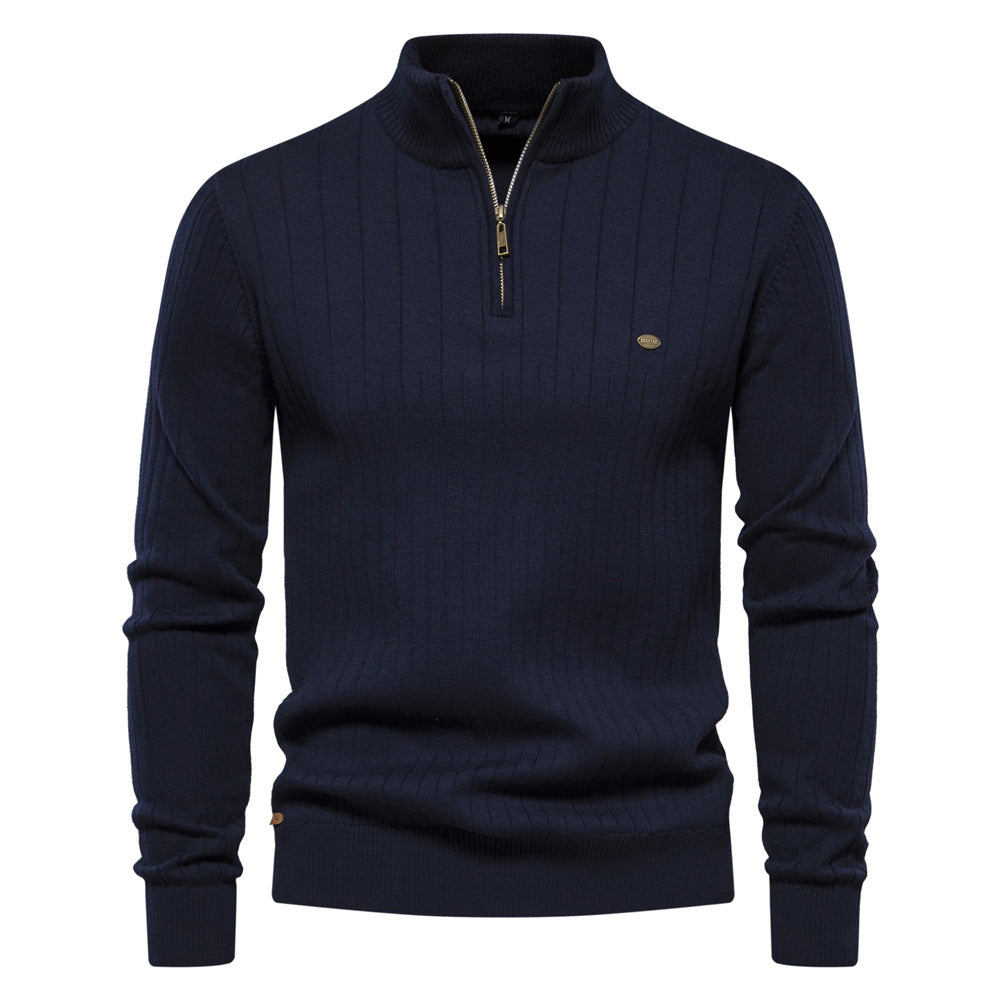 Men's Half -Zipper pullover Sweater