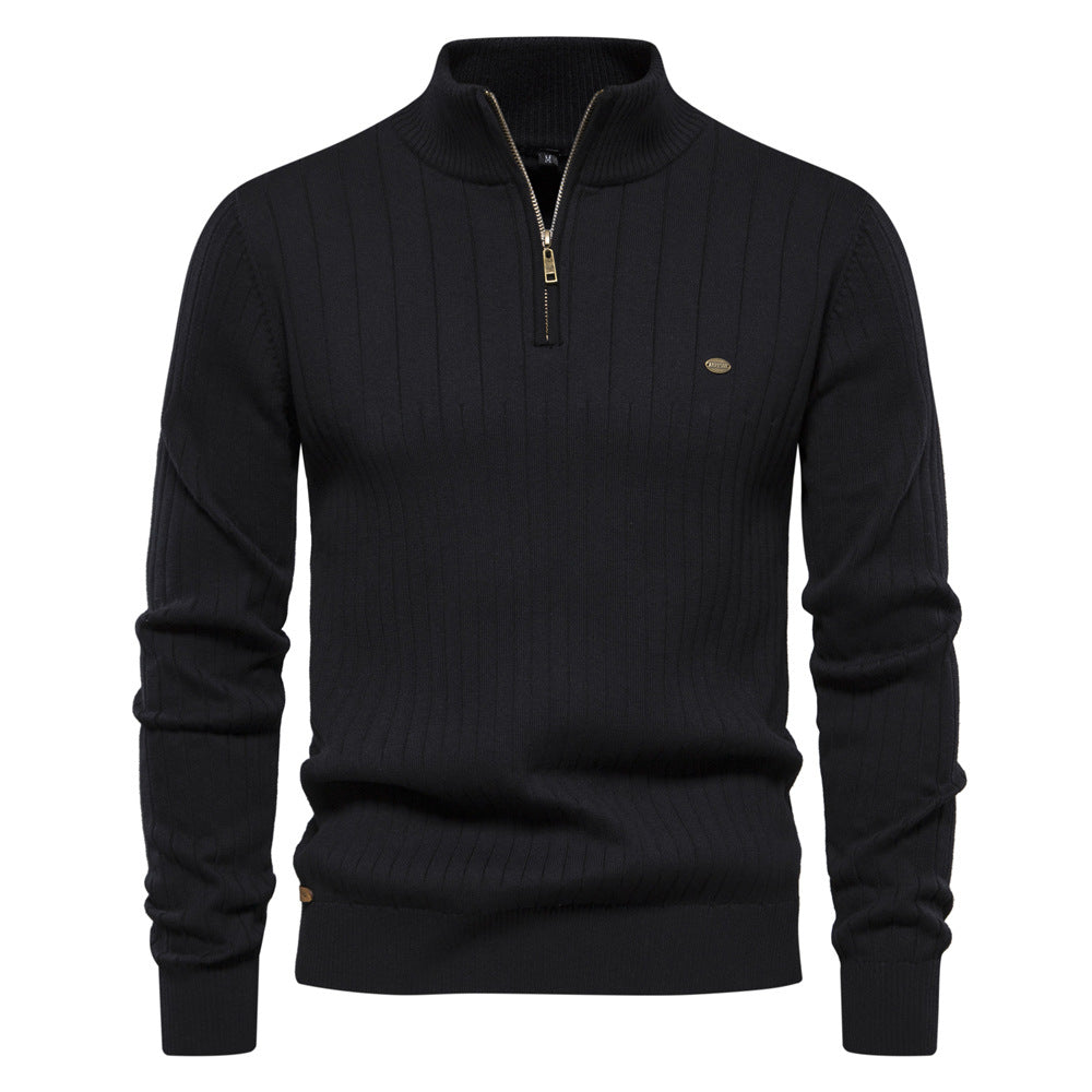 Men's Half -Zipper pullover Sweater