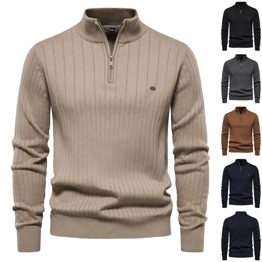Men's Half -Zipper pullover Sweater