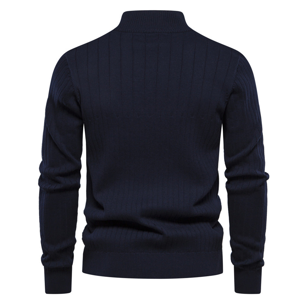 Men's Half -Zipper pullover Sweater