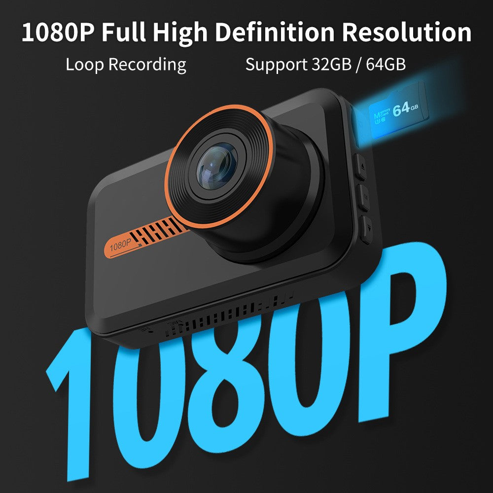 1080P Front&Rear Dual Dash Cam-Night Vision&wide -Angle Dvr